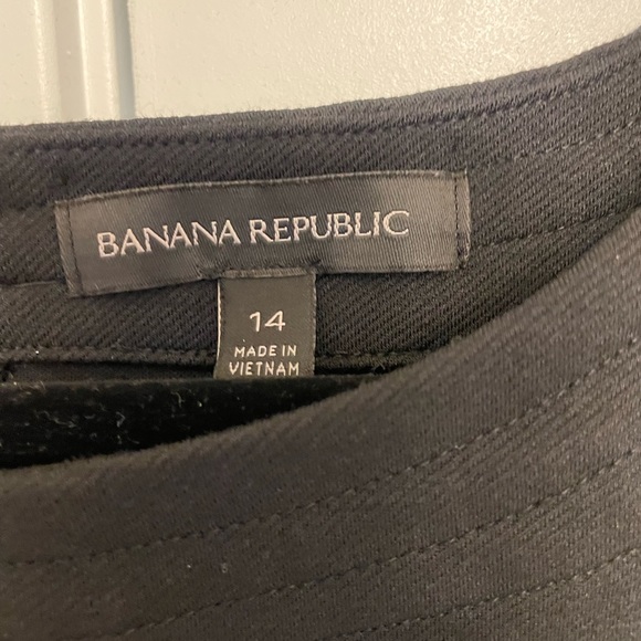 Banana Republic sz 14 Black Career Dress with pockets - Picture 2 of 5